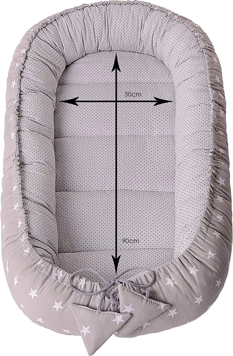 Medi Partners Knuffel Nest Set, Incl. Baby Nest 90x50 Verwijderbare Insert Deken, Plat Kussen en Vlinder Kussen, 100% Katoen, Grijs, Large, 5 Stuks Medi Partners Knuffel Nest Set, Incl. Baby Nest 90x50 Verwijderbare Insert Deken, Plat Kussen En Vlinder Kussen, 100% Katoen, Grijs, Large, 5 Stuks -Baby Verzorging 786x1200 1