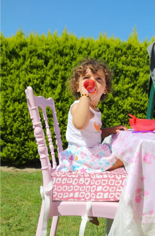 Stoelverhoger Babyjem Booster EasyClean Square Pink 4 Stoelverhoger Babyjem Booster EasyClean Square Pink -Baby Verzorging 790x1200 3