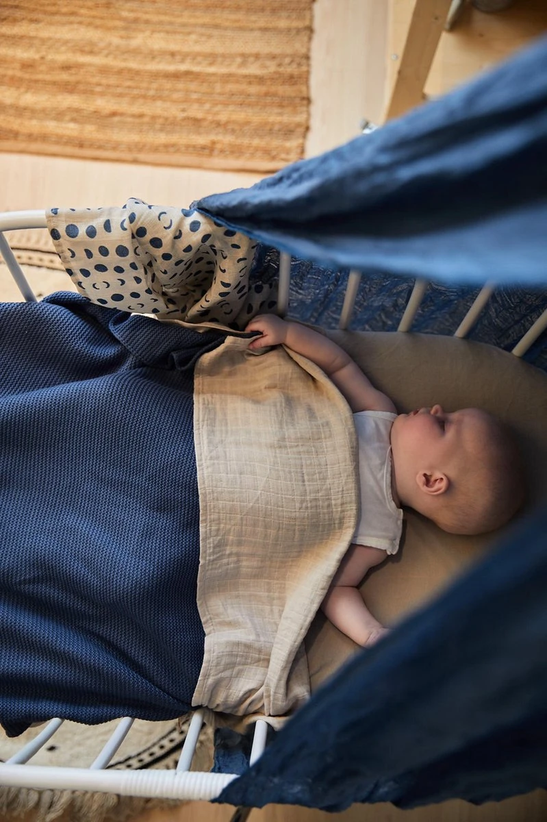 Jollein Baby Deken Wieg 75x100cm Basic Knit - Jeans Blue Jollein Baby Deken Wieg 75x100cm Basic Knit - Jeans Blue -Baby Verzorging 799x1200 52