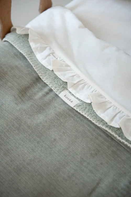 Koeka Baby Lakentje Ledikant Ruffle - Wit 110x140cm 6 Koeka Baby Lakentje Ledikant Ruffle - Wit 110x140cm -Baby Verzorging 799x1200 71