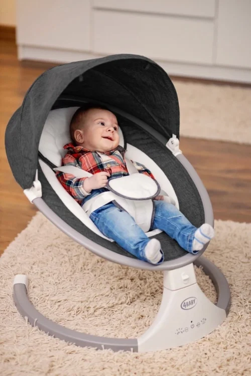 4Baby Rock 'n Relax Grijs - Babyschommel - Elektronische BabySwing - 5 Snelheden - Inclusief Accessoires 4 4Baby Rock 'n Relax Grijs - Babyschommel - Elektronische BabySwing - 5 Snelheden - Inclusief Accessoires -Baby Verzorging 800x1200 129