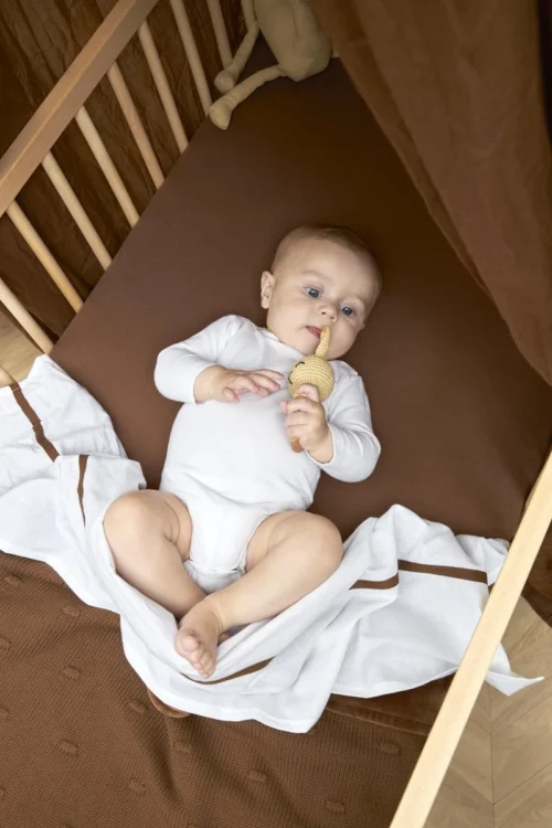 Meyco Jersey Hoeslaken Juniorbed - 2-pack - Chocolate - 70x140/150cm -Baby Verzorging 800x1200 184