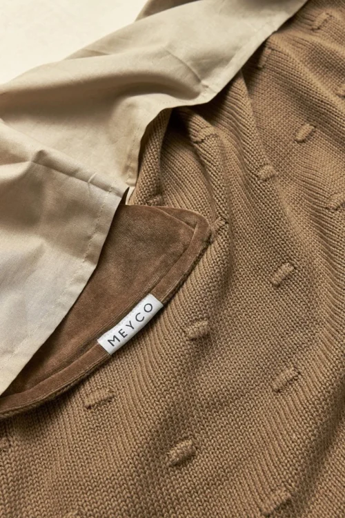 Meyco Cheetah/Uni Wieglaken - 2-pack - Taupe - 75x100cm -Baby Verzorging 800x1200 250