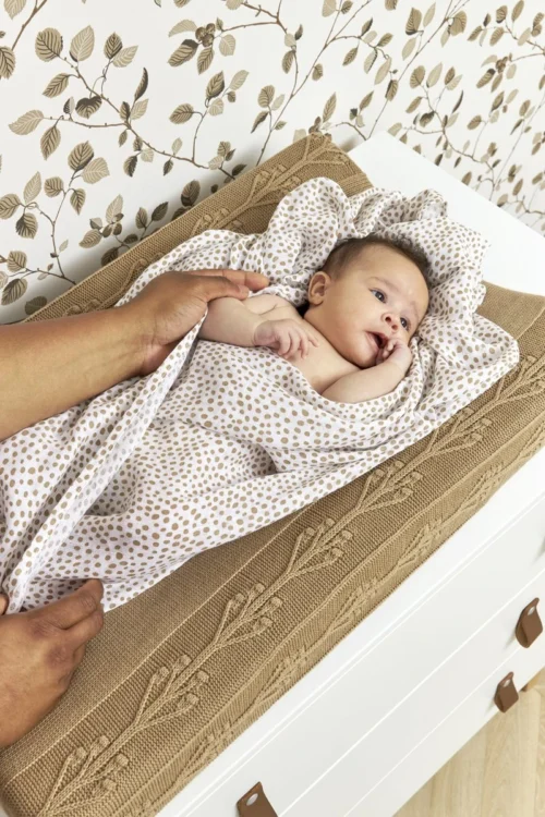 Meyco Cheetah Swaddle - 2-pack - Hydrofiel - Taupe - 120x120cm 4 Meyco Cheetah Swaddle - 2-pack - Hydrofiel - Taupe - 120x120cm -Baby Verzorging 800x1200 89