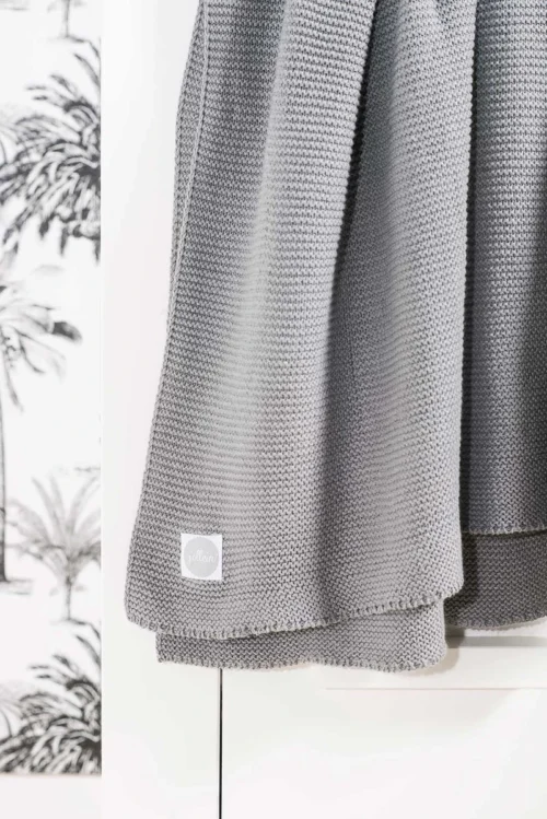Jollein Baby Deken Ledikant 100x150cm Basic Knit - Forest Green -Baby Verzorging 801x1200 56
