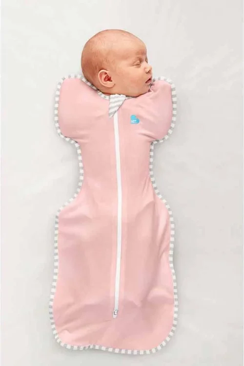 Love To Dream™ Babyslaapzak Swaddle Up™ - Inbakeren - Baby 0-3 Maanden - 3.5-6 Kg - All Season - Oud Roze -Baby Verzorging 802x1200 12