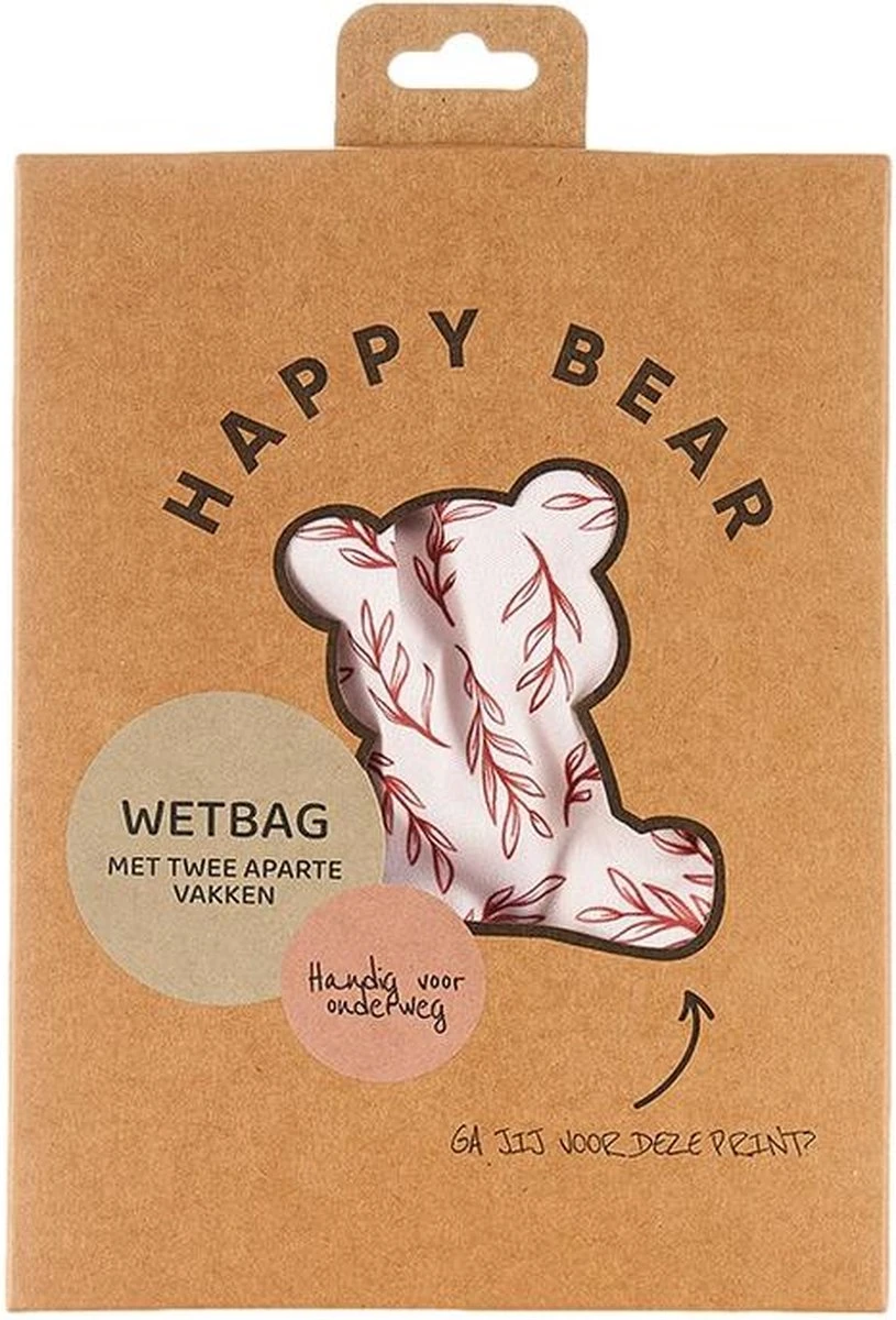 HappyBear | Wetbag - Twiggy| Luiertas | Twee waterdichte vakken | Met ophanglus HappyBear | Wetbag - Twiggy| Luiertas | Twee Waterdichte Vakken | Met Ophanglus -Baby Verzorging 815x1200 1