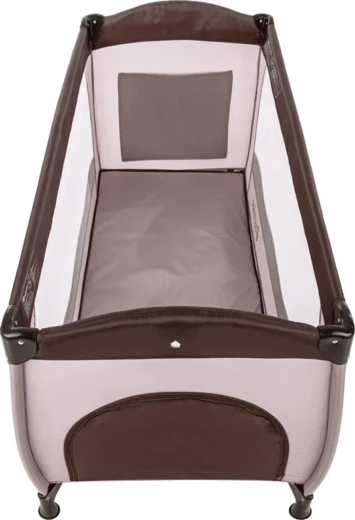 TecTake - Kinder Reisbed Babybed - Beige / Bruin - 402417 - 126x65x80 Cm Met Draagtas -Baby Verzorging 820x1200 2