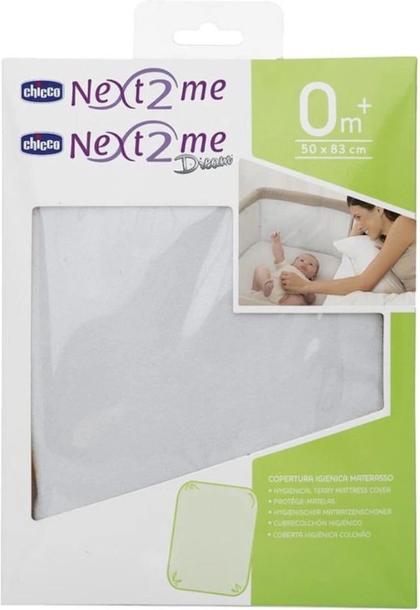 Chicco Next 2 Me Molton - 50x83 cm - Wit Chicco Next 2 Me Molton - 50x83 Cm - Wit -Baby Verzorging 825x1200 2