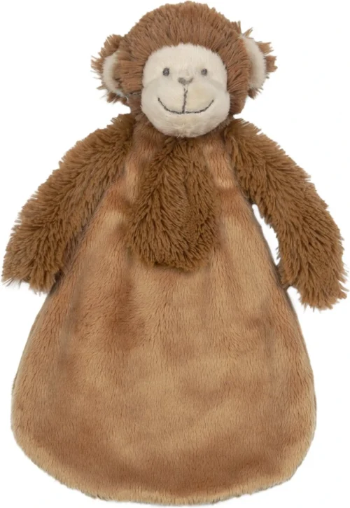 Happy Horse Aap Micha Knuffeldoekje - Bruin - Baby Cadeau