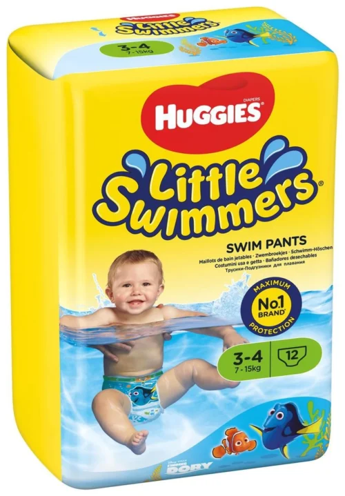 Huggies Little Swimmers - Zwemluiers - Maat 3/4 - (7 Tot 15 Kg) - Voordeelverpakking - 36 Stuks -Baby Verzorging 835x1200 3