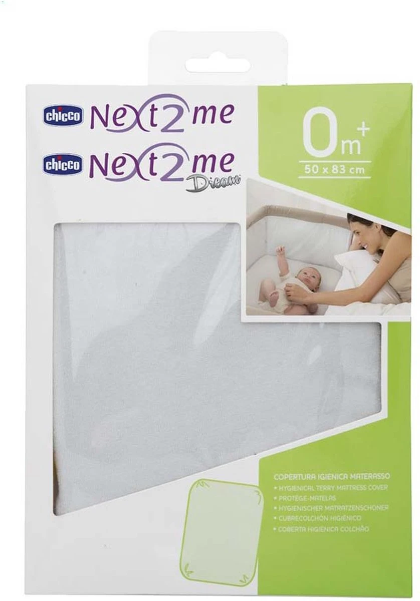Chicco Next 2 Me Molton - 50x83 cm - Wit Chicco Next 2 Me Molton - 50x83 Cm - Wit -Baby Verzorging 838x1200 4