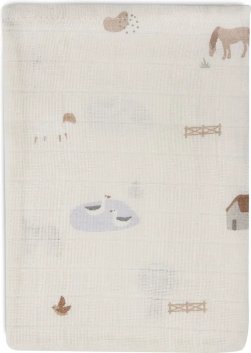 Jollein Baby Washandje Hydrofiel Farm - 3 Stuks -Baby Verzorging 853x1200 1