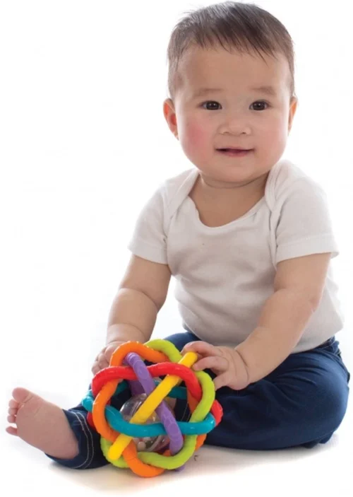 Playgro Buigbare Bendy Ball - Grijp- En Bijtspeelgoed - Incl Rammelaar - Activiteitenbal -Baby Verzorging 854x1200