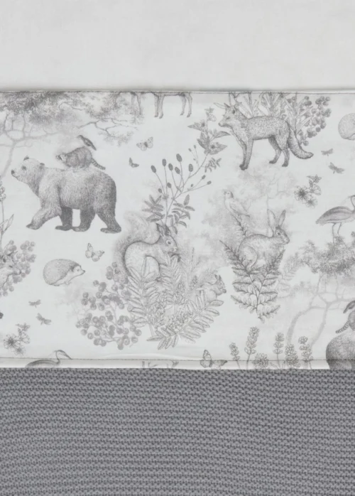 Jollein Baby Laken Ledikant 120x150cm Pimpelmees - Forest Animals -Baby Verzorging 860x1200
