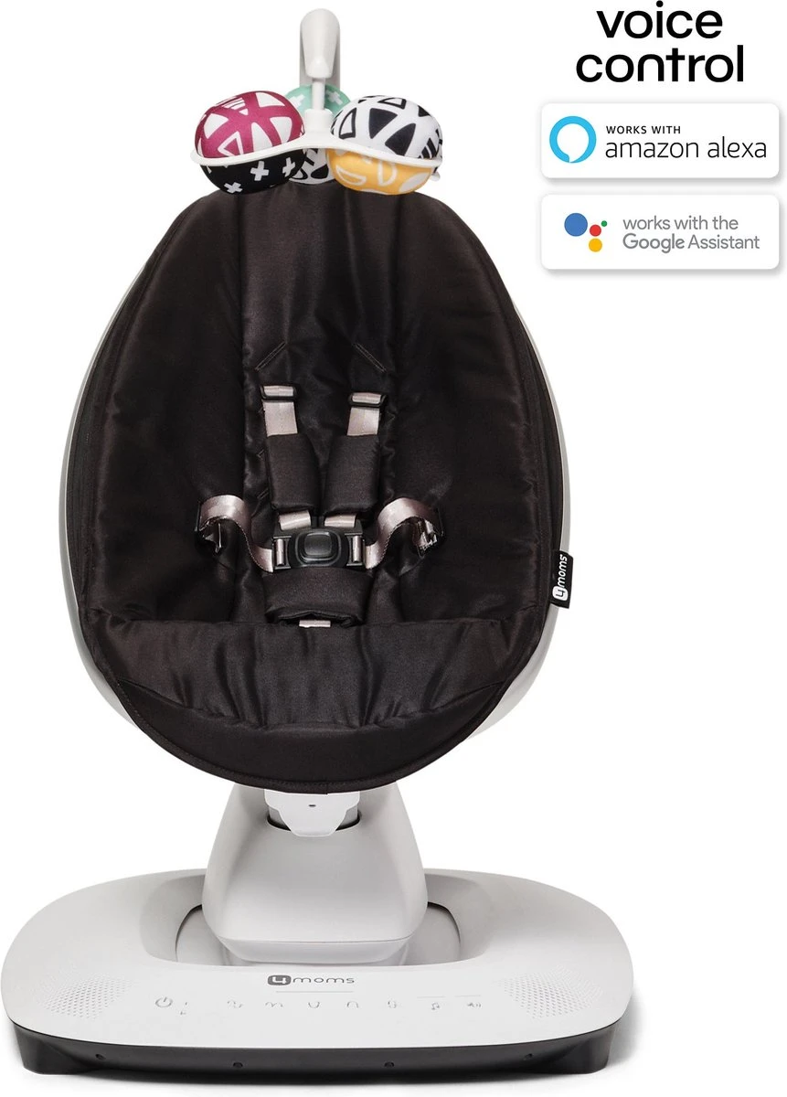 4moms MamaRoo 5 Classic Black | Beweegt zoals jij, bedienen met je smartphone, WiFi smart home integratie via Amazon Alexa en Google Home 4moms MamaRoo 5 Classic Black | Beweegt Zoals Jij, Bedienen Met Je Smartphone, WiFi Smart Home Integratie Via Amazon Alexa En Google Home -Baby Verzorging 861x1200 7