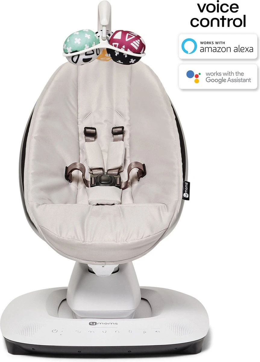 4moms MamaRoo 5 Classic Grey | Beweegt zoals jij, bedienen met je smartphone, WiFi smart home integratie via Amazon Alexa en Google Home 4moms MamaRoo 5 Classic Grey | Beweegt Zoals Jij, Bedienen Met Je Smartphone, WiFi Smart Home Integratie Via Amazon Alexa En Google Home -Baby Verzorging 863x1200 2