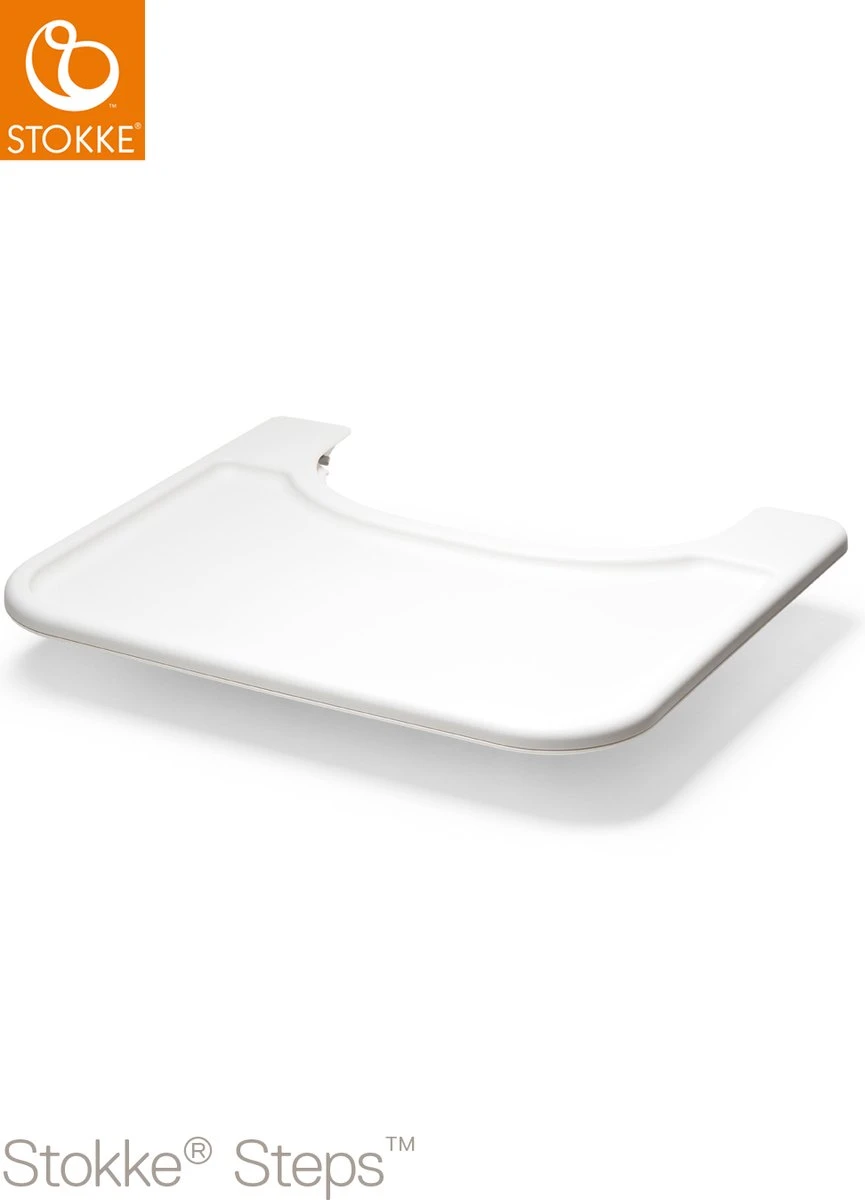 Stokke® Steps™ Baby Set eetblad in de kleur White Stokke® Steps™ Baby Set Eetblad In De Kleur White -Baby Verzorging