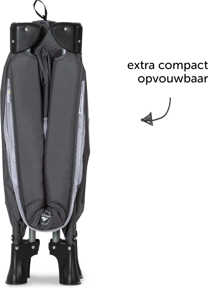 Hauck Dream N Play Plus Campingbedje Set - Met Matras en Muggennet - Grijs Hauck Dream N Play Plus Campingbedje Set - Met Matras En Muggennet - Grijs -Baby Verzorging 866x1200 2