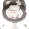 4Baby Rock 'n Relax Grijs - Babyschommel - Elektronische BabySwing - 5 Snelheden - Inclusief Accessoires