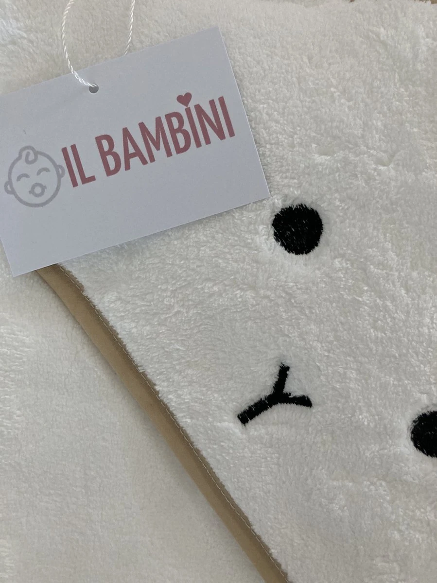 IL BAMBINI - Zachte baby badponcho - Fleece handdoek - omslagdoek - Badcape - 90x90 cm - wit IL BAMBINI - Zachte Baby Badponcho - Fleece Handdoek - Omslagdoek - Badcape - 90x90 Cm - Wit -Baby Verzorging 899x1200 9