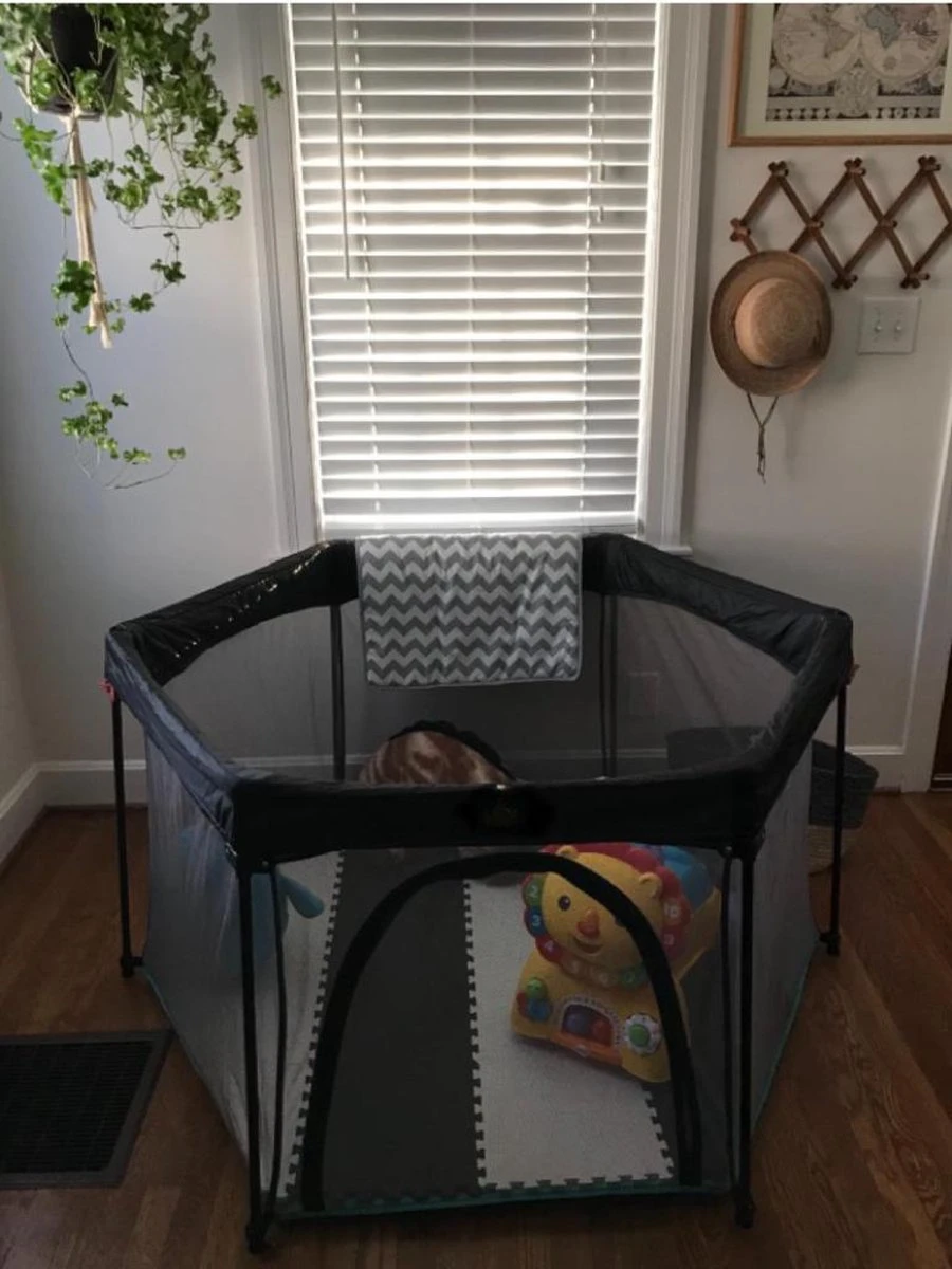 Deryan Draagbare Kinderbox - Zwart - Vaste matrasbodem - Reisbox - campingbedje Deryan Draagbare Kinderbox - Zwart - Vaste Matrasbodem - Reisbox - Campingbedje -Baby Verzorging 900x1200 14