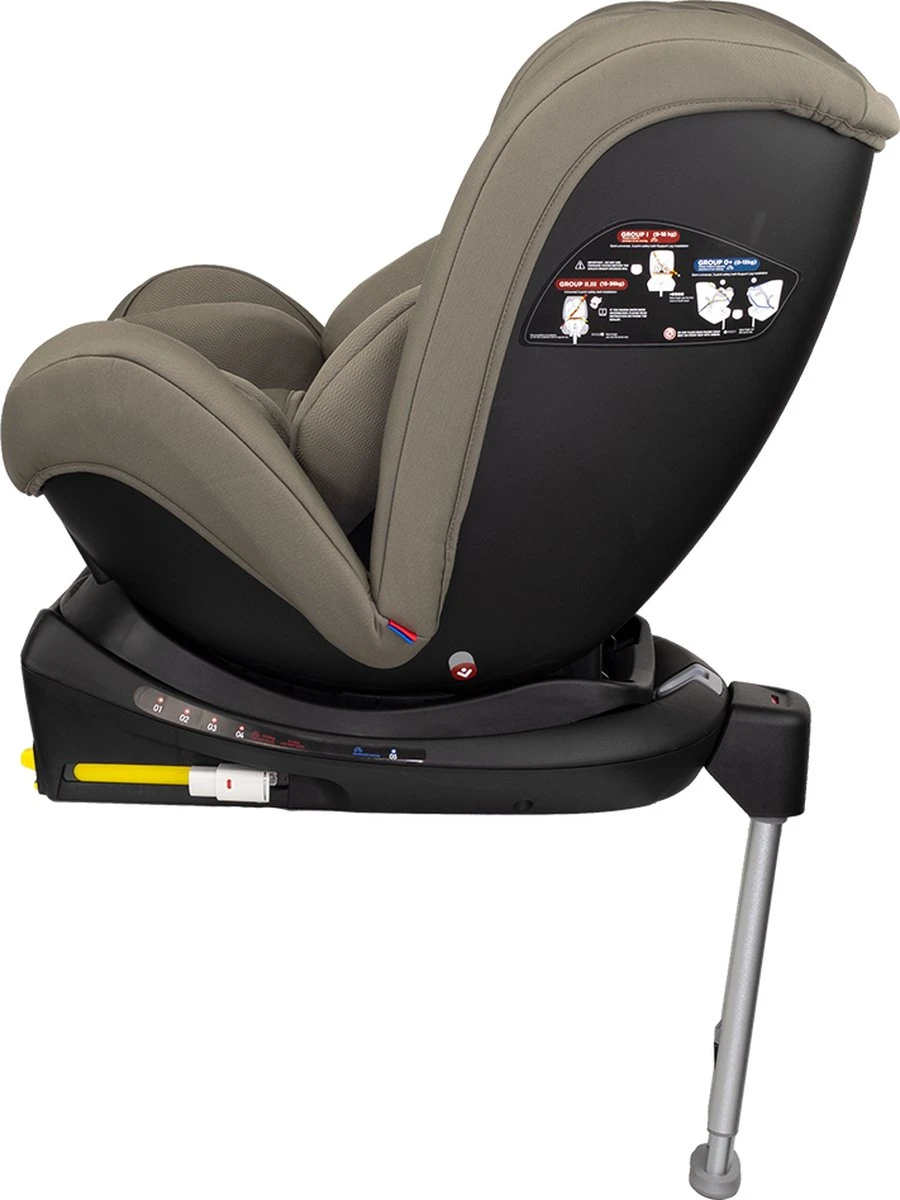 Autostoel Novi Baby® David Premium 0-1-2-3 Isofix 360° Rotation Dark Taupe Autostoel Novi Baby® David Premium 0-1-2-3 Isofix 360° Rotation Dark Taupe -Baby Verzorging 900x1200 6