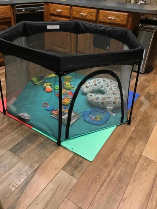 Deryan Draagbare Kinderbox - Zwart - Vaste Matrasbodem - Reisbox - Campingbedje 14 Deryan Draagbare Kinderbox - Zwart - Vaste Matrasbodem - Reisbox - Campingbedje -Baby Verzorging 902x1200 1