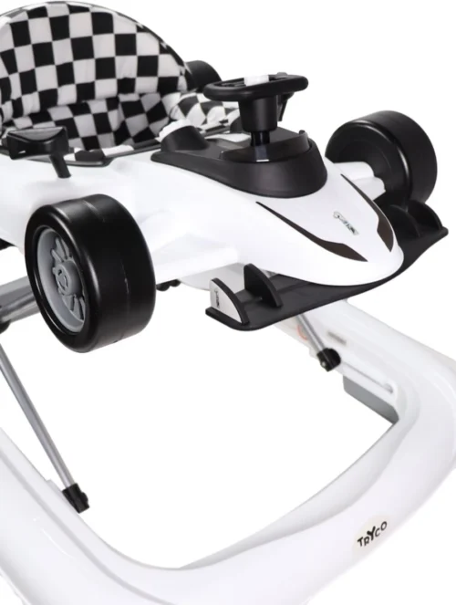 Tryco F1 Racer Loopstoel - 2-in-1 Loopstoel En Loopwagen - Wit - Met Geluid 13 Tryco F1 Racer Loopstoel - 2-in-1 Loopstoel En Loopwagen - Wit - Met Geluid -Baby Verzorging 905x1200 5