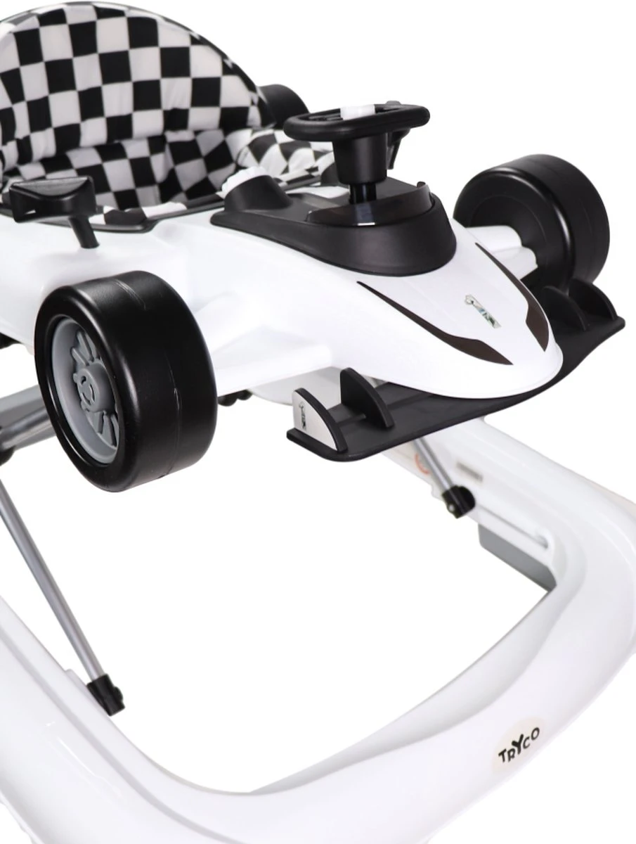Tryco F1 Racer Loopstoel - 2-in-1 Loopstoel en Loopwagen - Wit - Met Geluid Tryco F1 Racer Loopstoel - 2-in-1 Loopstoel En Loopwagen - Wit - Met Geluid -Baby Verzorging 905x1200 5