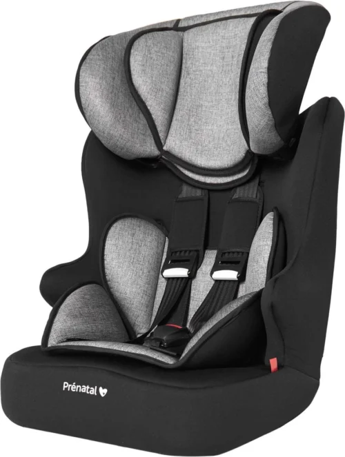Prénatal Autostoel 1/2/3 Basis - Kinderzitje Auto - Groep 1-2-3 - 9-36 Kg - Zwart