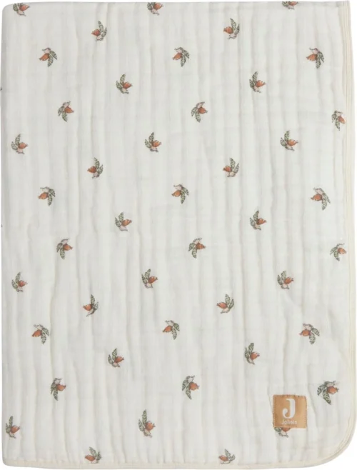 Jollein Deken Hydrofiel Wieg 75x100cm Rosehip