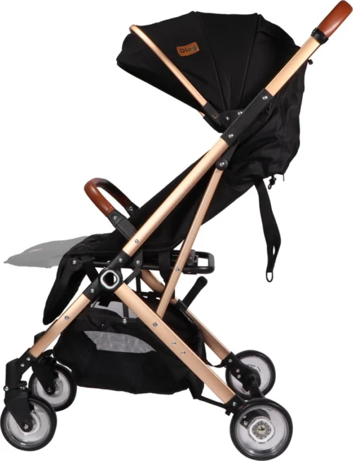 Ding Vivo Wandelwagen - Zwart/Rose - Inklapbare Buggy - Inclusief Boodschappenmandje En Zonnekap 8 Ding Vivo Wandelwagen - Zwart/Rose - Inklapbare Buggy - Inclusief Boodschappenmandje En Zonnekap -Baby Verzorging 920x1200