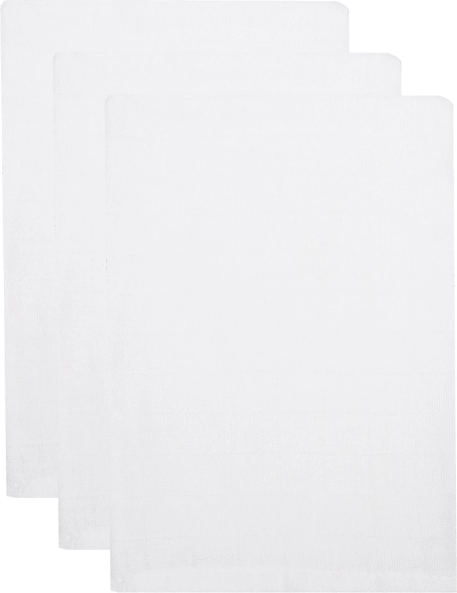 MamaLoes Wit 3 Stuks Hydrofiel Washandjes ML106 MamaLoes Wit 3 Stuks Hydrofiel Washandjes ML106 -Baby Verzorging 925x1200 3