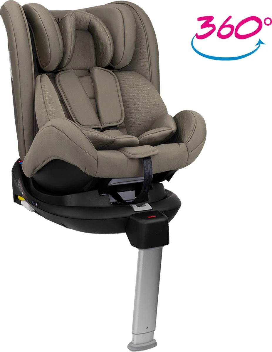 Autostoel Novi Baby® David Premium 0-1-2-3 Isofix 360° Rotation Dark Taupe Autostoel Novi Baby® David Premium 0-1-2-3 Isofix 360° Rotation Dark Taupe -Baby Verzorging