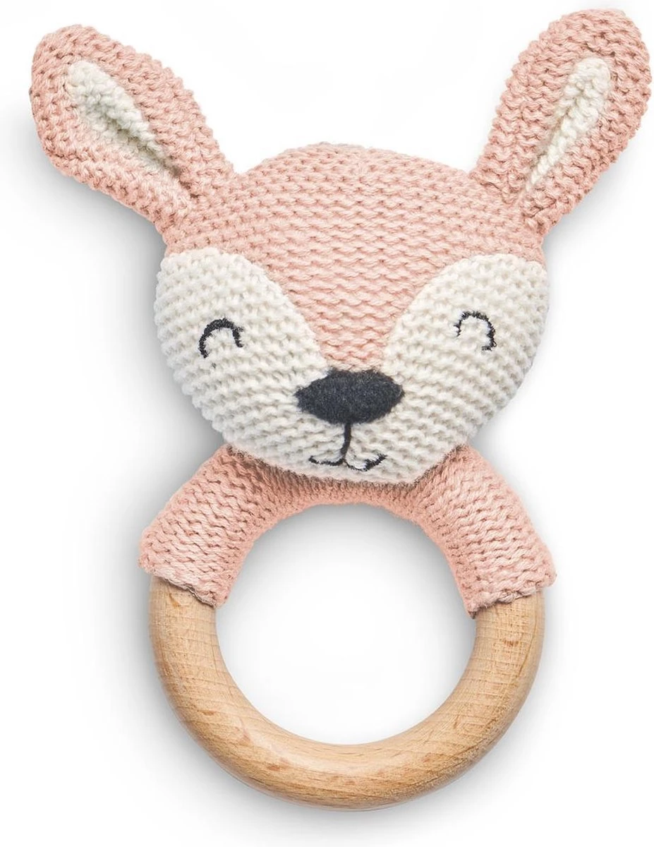 Jollein Bijtring Deer - Pale Pink Jollein Bijtring Deer - Pale Pink -Baby Verzorging