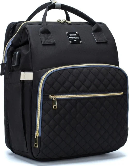 Luiertas - Multifuctioneel Luiertas 3 In 1 - Met Babybedje - Met Verschoningsmatje - Zwart - Met Usb - Met Verdikt Matras 6 Luiertas - Multifuctioneel Luiertas 3 In 1 - Met Babybedje - Met Verschoningsmatje - Zwart - Met Usb - Met Verdikt Matras -Baby Verzorging 934x1200 1