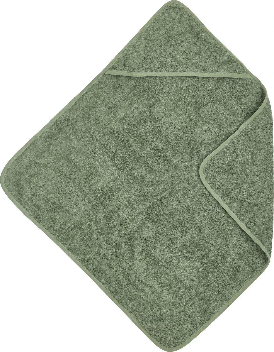 Meyco badcape Basic Badstof - Forest Green - 75x75cm Meyco Badcape Basic Badstof - Forest Green - 75x75cm -Baby Verzorging
