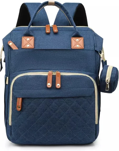 Luiertas - Rugzak - Baby - Kind - Mama - Papa - Slapen - Blauw - Relaxen