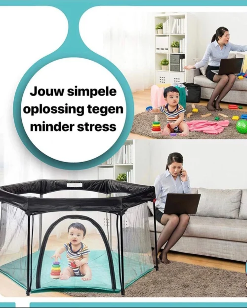 Deryan Draagbare Kinderbox - Zwart - Vaste Matrasbodem - Reisbox - Campingbedje 15 Deryan Draagbare Kinderbox - Zwart - Vaste Matrasbodem - Reisbox - Campingbedje -Baby Verzorging 960x1200