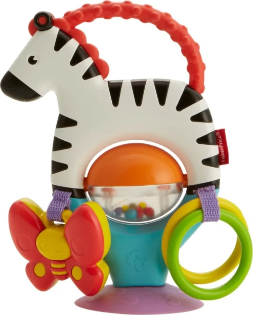 Fisher Price - Activity Zebra - Rammelaar - Speeltje En Bijtring - Grijpspeelgoed -Baby Verzorging 965x1200