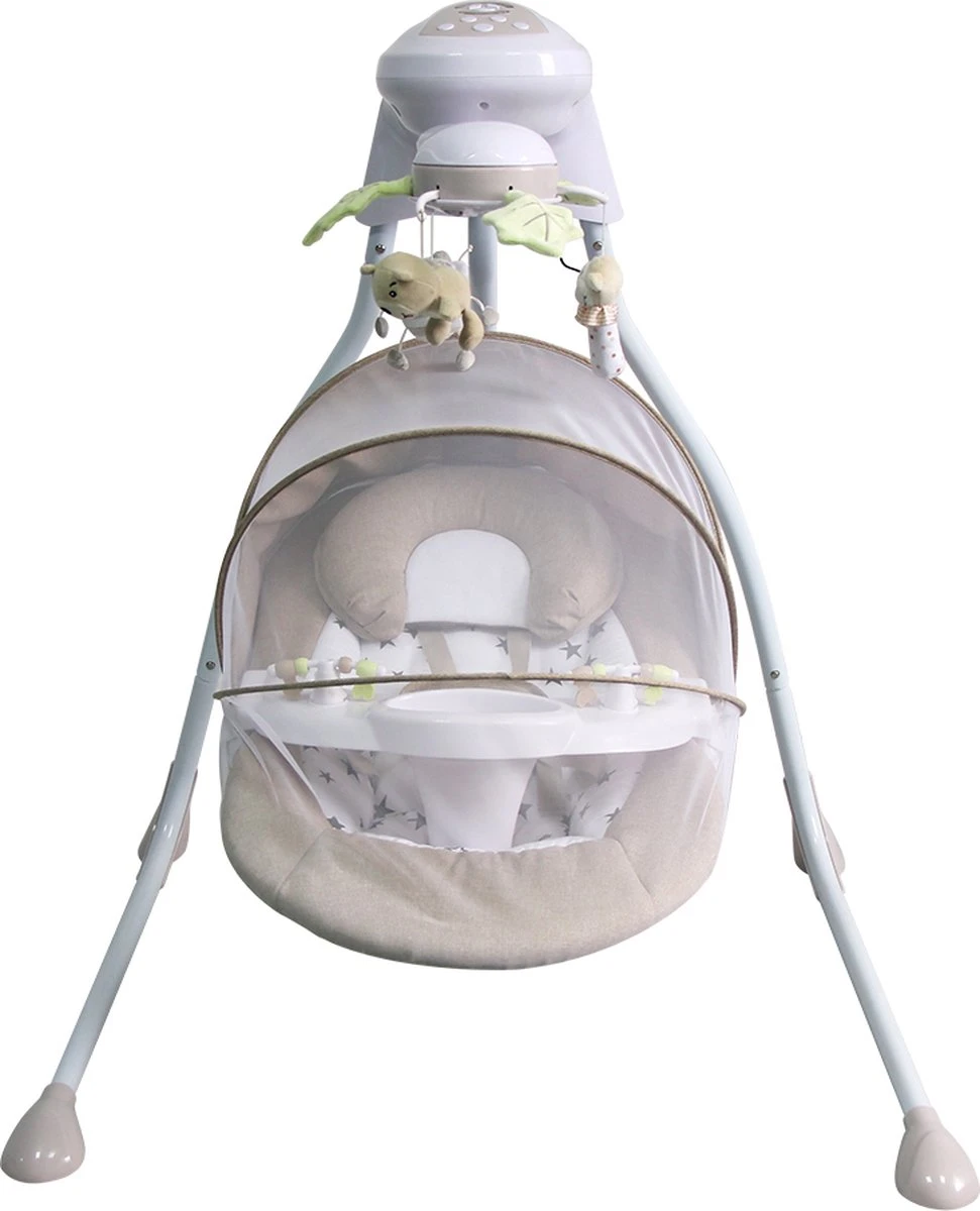Elektrische babyschommelstoel en ligstoel - wipstoel met muziek & muggennet BEIGE Elektrische Babyschommelstoel En Ligstoel - Wipstoel Met Muziek & Muggennet BEIGE -Baby Verzorging 971x1200 2