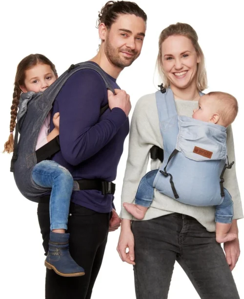 ByKay - Babydrager - Click Carrier Classic - Stonewashed -size Toddler