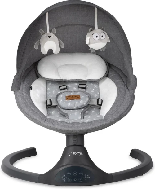 Momi Lami Dark Grey Elektrische Babyschommel BULE00022 -Baby Verzorging 983x1200 4