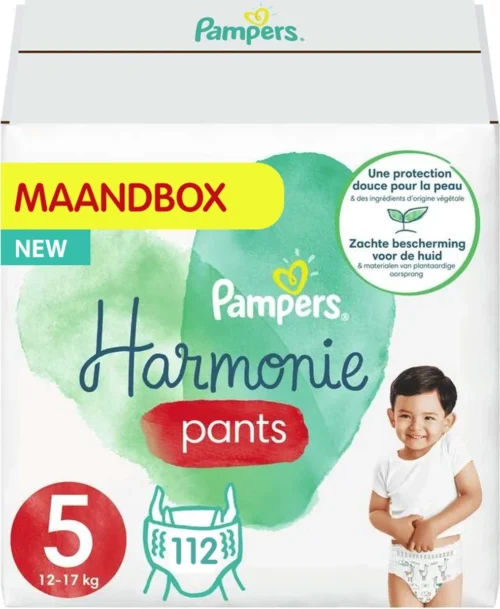 Pampers® Pampers Harmonie Pants Maat 5 (12kg-17kg) - Mega Pack 2 X 56 Luierbroekjes 10 Pampers® Pampers Harmonie Pants Maat 5 (12kg-17kg) - Mega Pack 2 X 56 Luierbroekjes -Baby Verzorging 985x1200 2