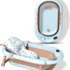 Babybadje 3 In 1 Opvouwbaar - Inclusief Badkussen - Thermometer Ingebouwd - Model 2023 - Roze 2 Babybadje 3 In 1 Opvouwbaar - Inclusief Badkussen - Thermometer Ingebouwd - Model 2023 - Roze -Baby Verzorging 986x1200 4
