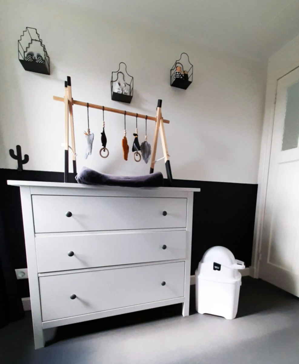 DiaperChamp One - Luieremmer - Verzorging - Luieremmers - White Black DiaperChamp One - Luieremmer - Verzorging - Luieremmers - White Black -Baby Verzorging 987x1200 1