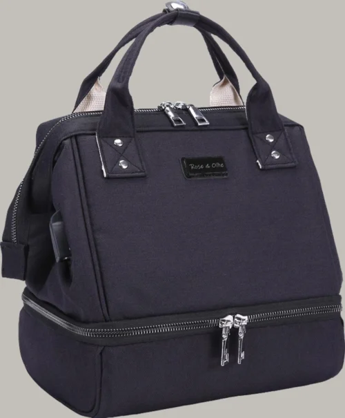 Rose & Ollie Kleine Kolftas Handtas Model Zwart - Koeltas Moedermelk